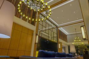 Posezení v ubytování Prime Park Hotel & Convention Lombok