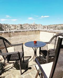Balkon atau teras di Torretta ai Sassi