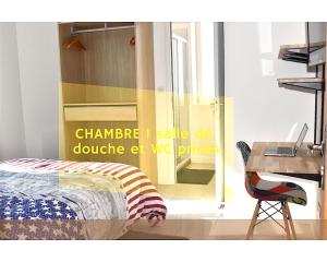 Fotografie z fotogalerie ubytování COLIVING TOUT CONFORT- LOOS LES LILLE-MAISON PARTAGEE-7 chambres-5 sdb-6WC-LOOS LES LILLE v destinaci Loos
