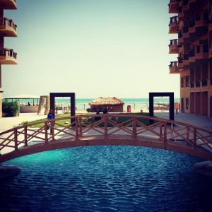 The swimming pool at or close to Tertels beach resort hurghada F 2-6
