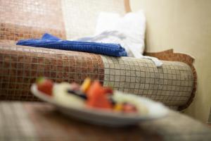 Krevet ili kreveti u jedinici u okviru objekta Hotel Auderer