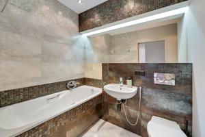 Kúpeľňa v ubytovaní Comfort Apartments Horyzonty