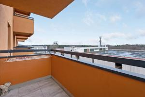 Balkón alebo terasa v ubytovaní Comfort Apartments Horyzonty