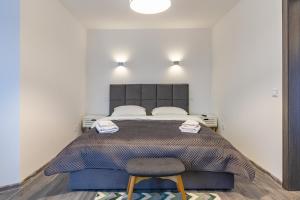 Konopka Forest Home & SPA客房内的一张或多张床位