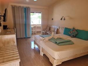 Katil atau katil-katil dalam bilik di guest house MY WAY