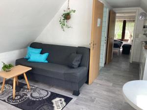 Ein Sitzbereich in der Unterkunft Ferienwohnung Rosi Stoppa