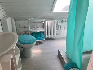 Ein Sitzbereich in der Unterkunft Ferienwohnung Rosi Stoppa