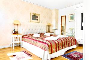 Postel nebo postele na pokoji v ubytování Hotel Concordia
