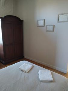 Postel nebo postele na pokoji v ubytování Gîte Moishan