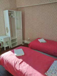 Postel nebo postele na pokoji v ubytování Gîte Moishan
