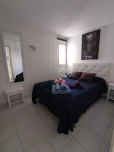 Säng eller sängar i ett rum på Excepcional 1ª línea de mar Platja d'Aro Elypalace 10-2
