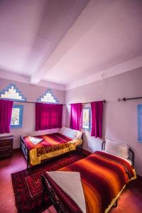 Ένα ή περισσότερα κρεβάτια σε δωμάτιο στο Etoile des Gorges