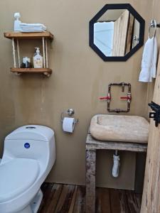 Koupelna v ubytování La Meca Glamping