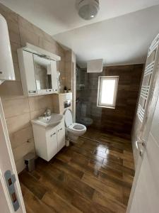 Koupelna v ubytování Apartman Mateo Zlatar