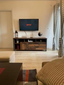TV a/nebo společenská místnost v ubytování Apartman Mateo Zlatar