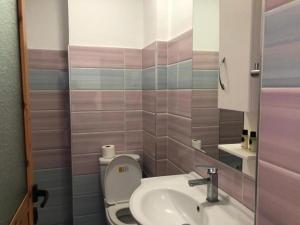 Koupelna v ubytování Mintt Hotel