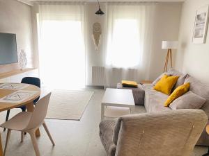 Posezení v ubytování Apartament Baltic Premium Garden z ogródkiem