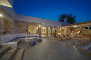 A patio or other outdoor area at New Villa Komos in Pitsidia,Matala,Crete