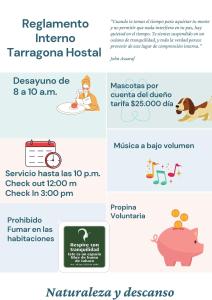 Majutusasutuses Tarragona Hostal olev sertifikaat, autasu, silt või muu dokument