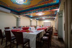 Veitingastaður eða matsölustaður á Siddhartha Boutique Hotel, Boudha