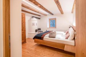 Posteľ alebo postele v izbe v ubytovaní Brantenhof Ferienwohnung Pomum