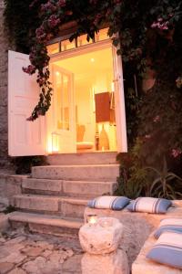 Posezení v ubytování B&B Villa Vis