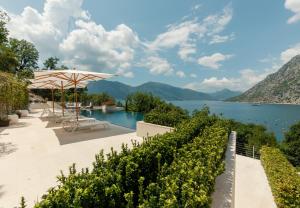 a view of the lake from the house at Villa Mandragora in Kotor
