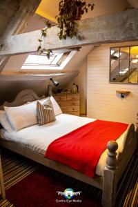 Ένα ή περισσότερα κρεβάτια σε δωμάτιο στο The Bear Inn