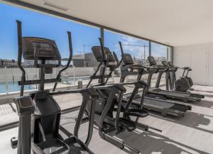 Fitness centrum a/nebo fitness zařízení v ubytování AR 17 South Bay
