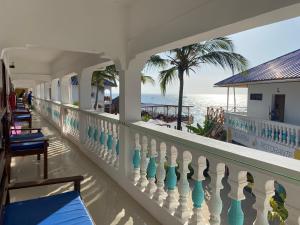 Balkón nebo terasa v ubytování Zenobia Beach Resort