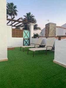 Vonkajšia záhrada v ubytovaní La Tunera Fuerteventura