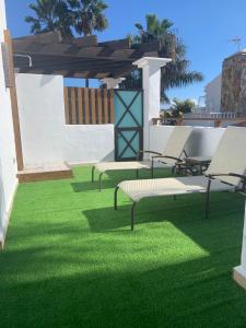 Vonkajšia záhrada v ubytovaní La Tunera Fuerteventura