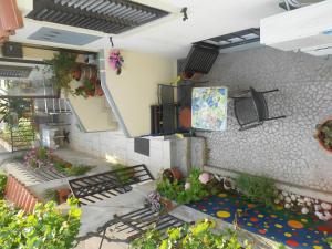 Zahrada ubytování Apartmani Luiza