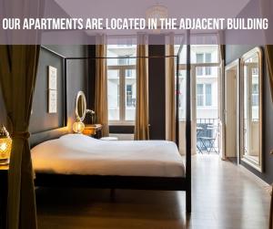 Postel nebo postele na pokoji v ubytování Hotel Docklands Antwerpen