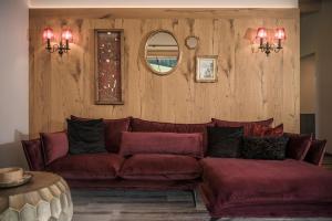 Posezení v ubytování Appartement Zillertal Klee mit Restaurant KleemenTine
