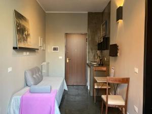 A kitchen or kitchenette at Hotel Calypso
