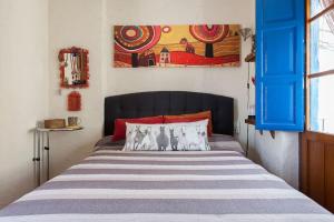 Postel nebo postele na pokoji v ubytování La casita azul