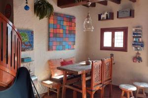 Posezení v ubytování La casita azul