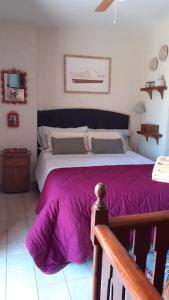 Postel nebo postele na pokoji v ubytování La casita azul