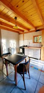 Kuchyň nebo kuchyňský kout v ubytování Casita Arco Iris