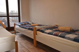 Postel nebo postele na pokoji v ubytování Apartmán198,cz
