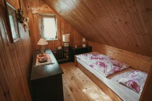 מיטה או מיטות בחדר ב-House Poljana
