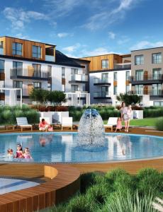 Basen w obiekcie Bel Mare Patio B217 lub w pobliżu