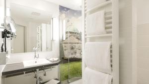 Koupelna v ubytování Hotel Ambiente