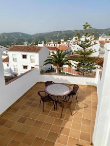 Balkon lub taras w obiekcie Casa con increíbles vistas a las montañas y al mar