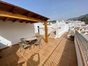 Balkon lub taras w obiekcie Casa con increíbles vistas a las montañas y al mar
