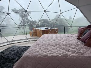 Ein Bett oder Betten in einem Zimmer der Unterkunft Stellarium Glamping