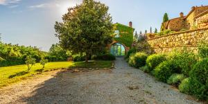 A garden outside Piccolo Borgo Gagnoni