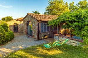 A garden outside Piccolo Borgo Gagnoni