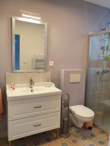 Bagno di Pool House Matisse in large park with heated pool